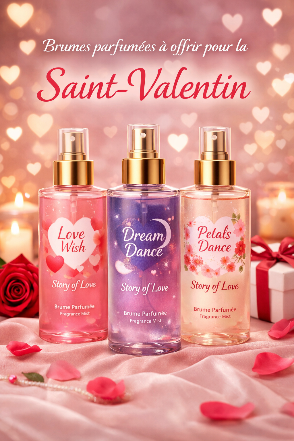Brumes parfumées à offrir pour la Saint Valentin