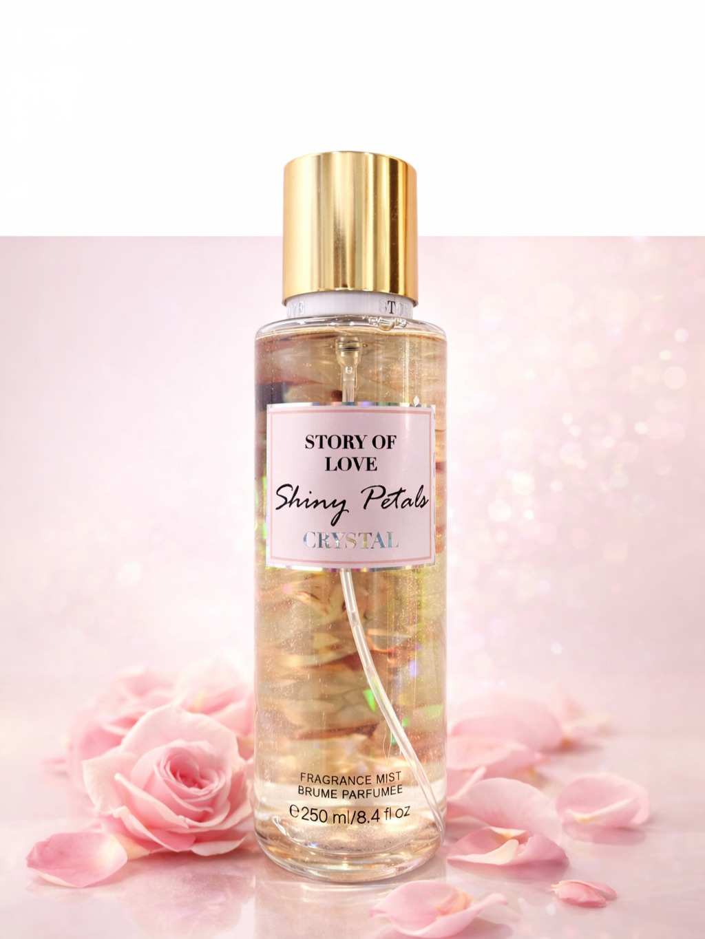 Shinny Petals – Brume corporelle florale et lumineuse femme | Story of Love